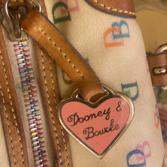 Dooney & Burke mini barrel purse signature leather - Picture 8 of 15
